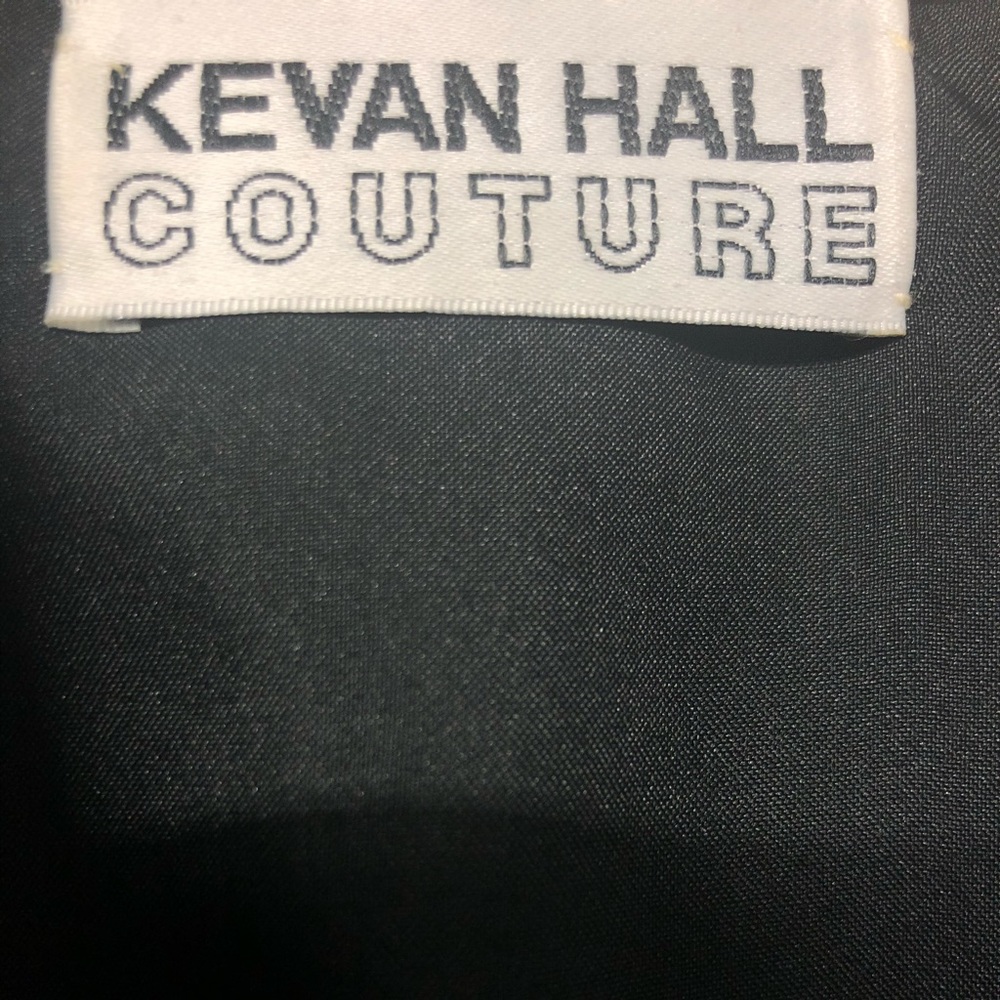 ✨ Stunning Retro Vintage 80s Prom Party Dress Long Sleeve Kevin Hall Couture - Picture 8 of 10